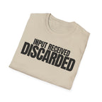 INPUT RECIVED DISCARDED T-SHIRT