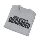 INPUT RECIVED DISCARDED T-SHIRT