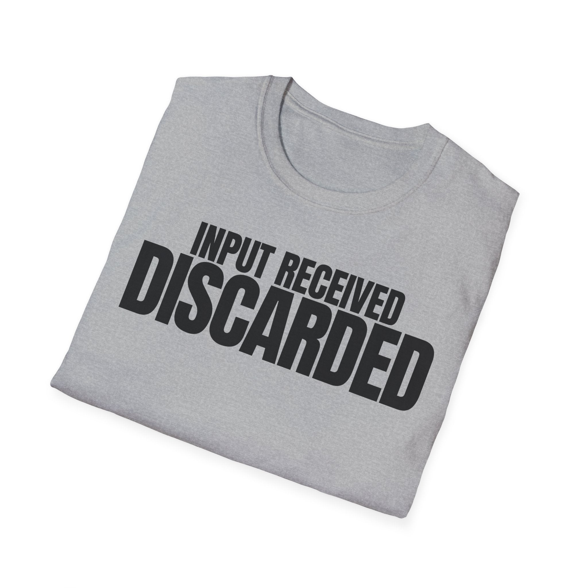 INPUT RECIVED DISCARDED T-SHIRT