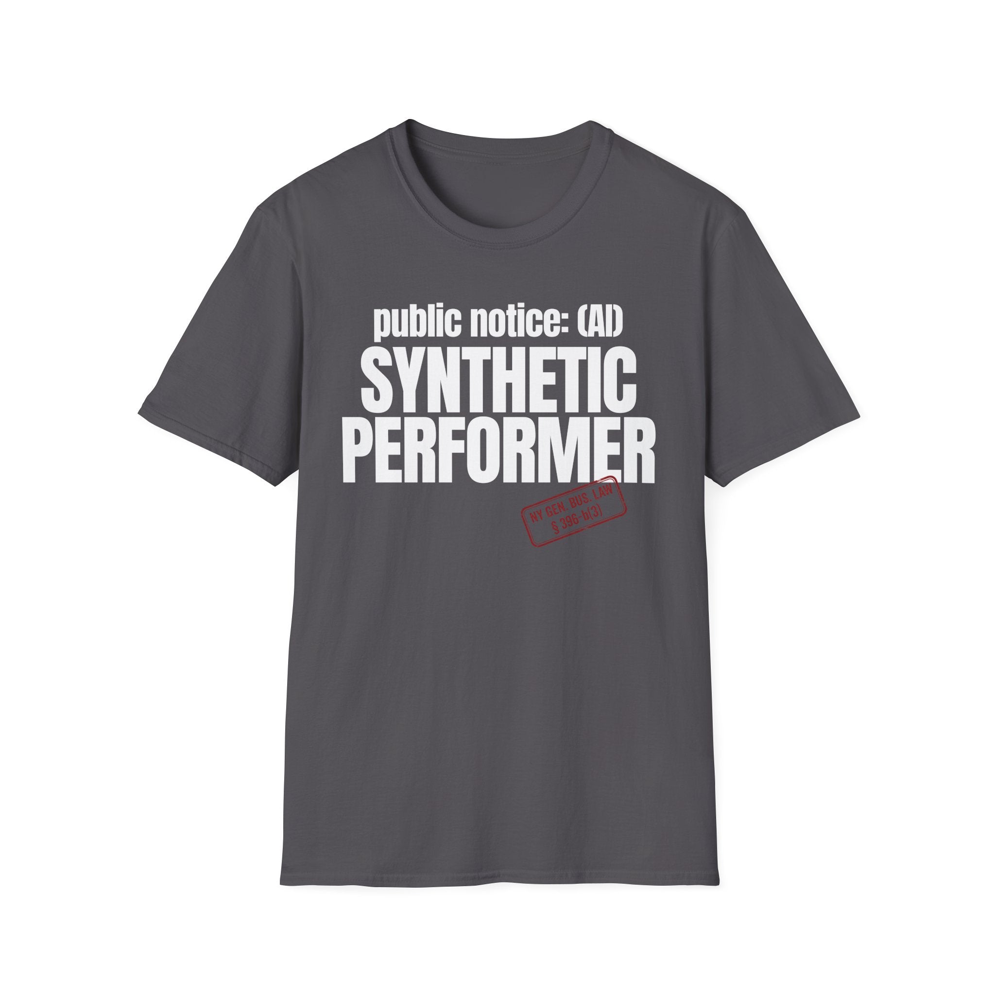 public notice:(AI) SYNTHETIC PERFORMER (with stamp)