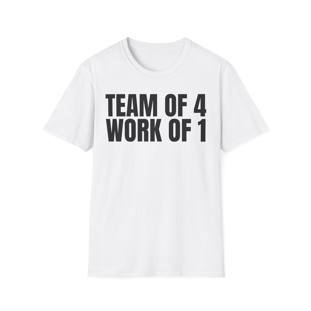 TEAM OF 4 WORK OF 1