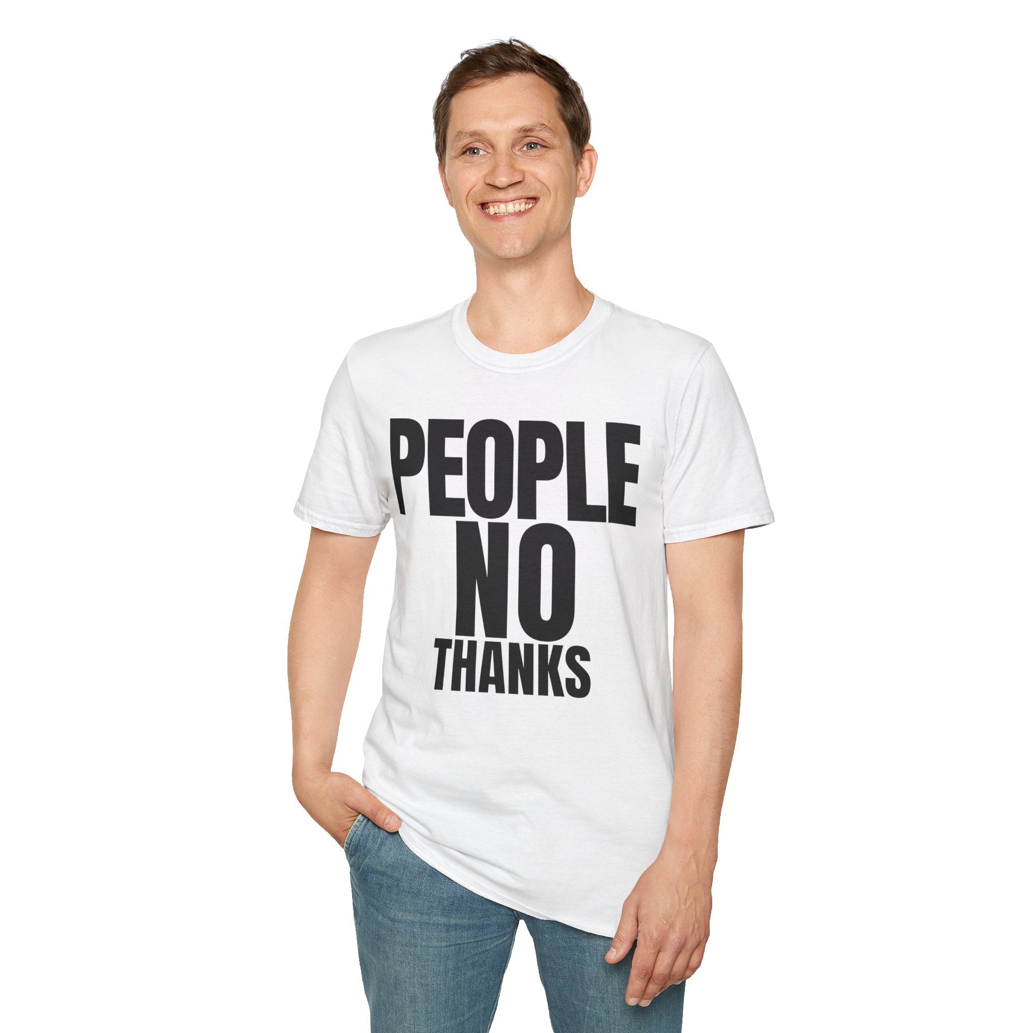 PEOPLE NO THANKS T-SHIRT