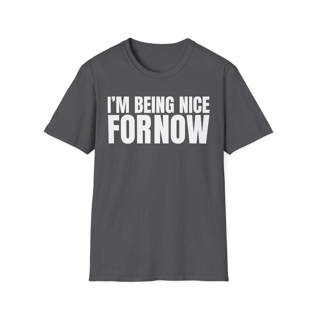 I'M BEING NICE FOR NOW 2 T-SHIRT