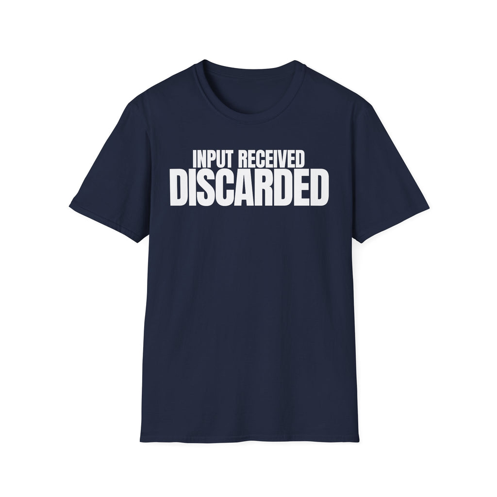 INPUT RECIVED DISCARDED T-SHIRT
