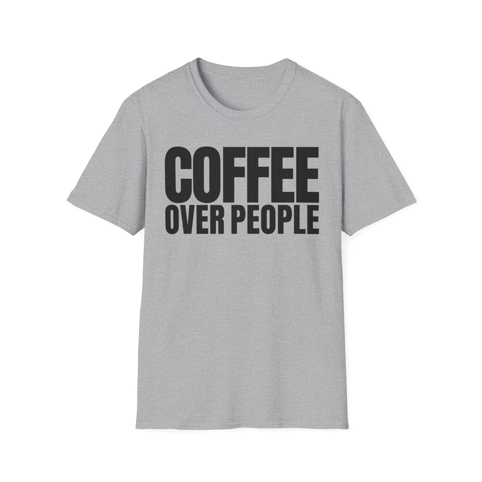 COFFEE OVER PEOPLE T-SHIRT