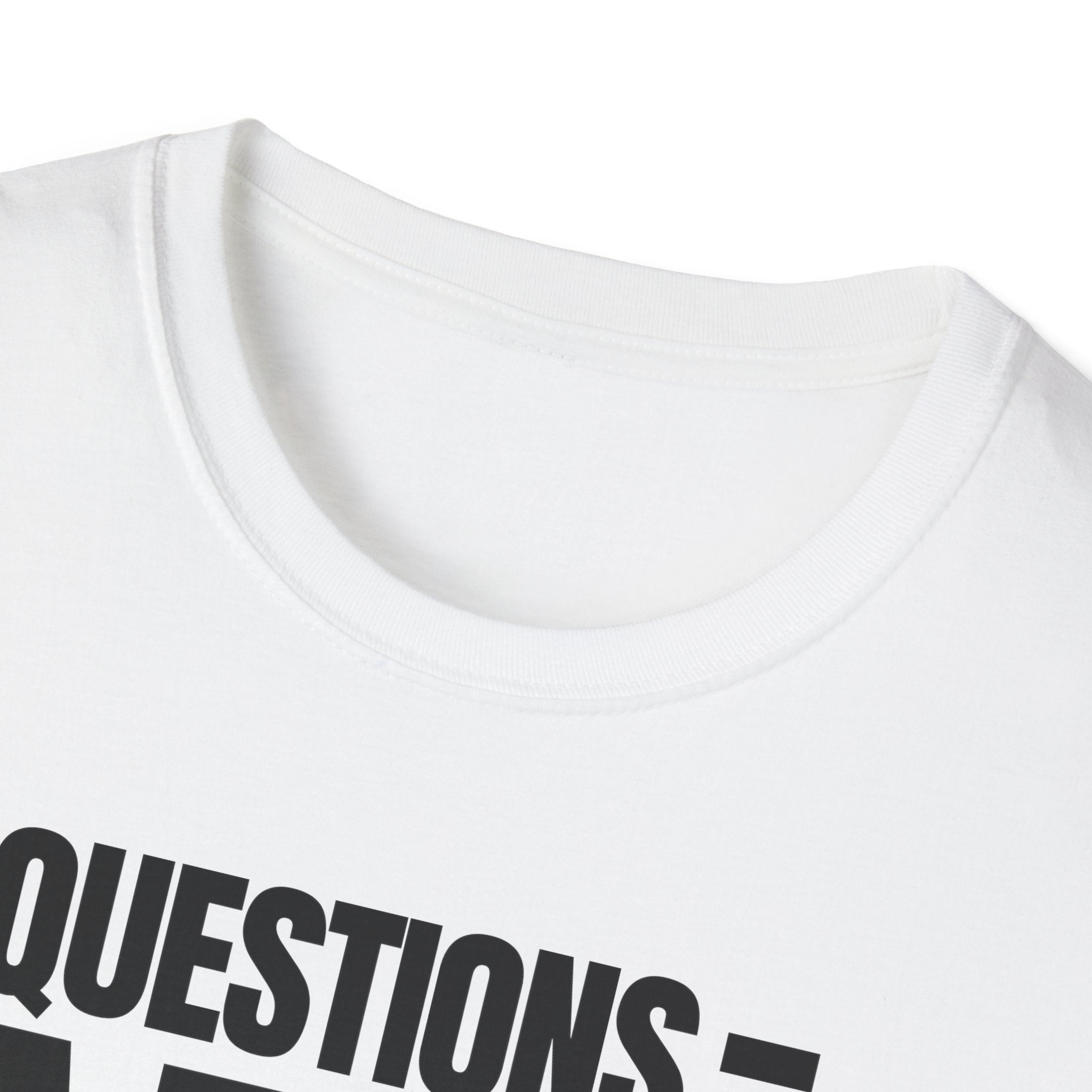 QUESTIONS = NO T-SHIRT