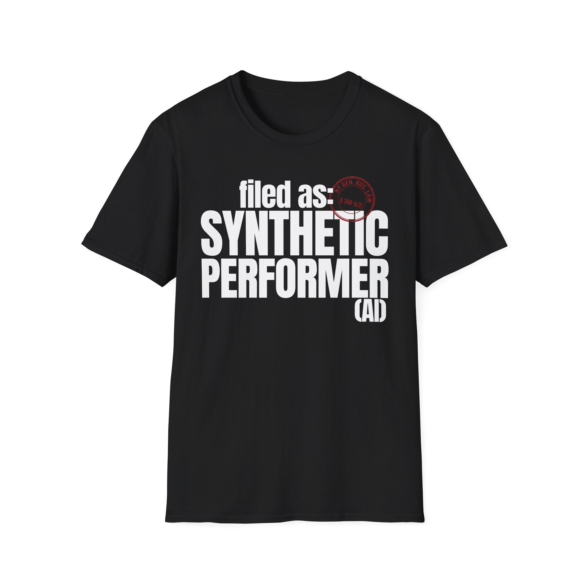 filed as: SYNTHETIC PERFORMER (AI) (with stamp)