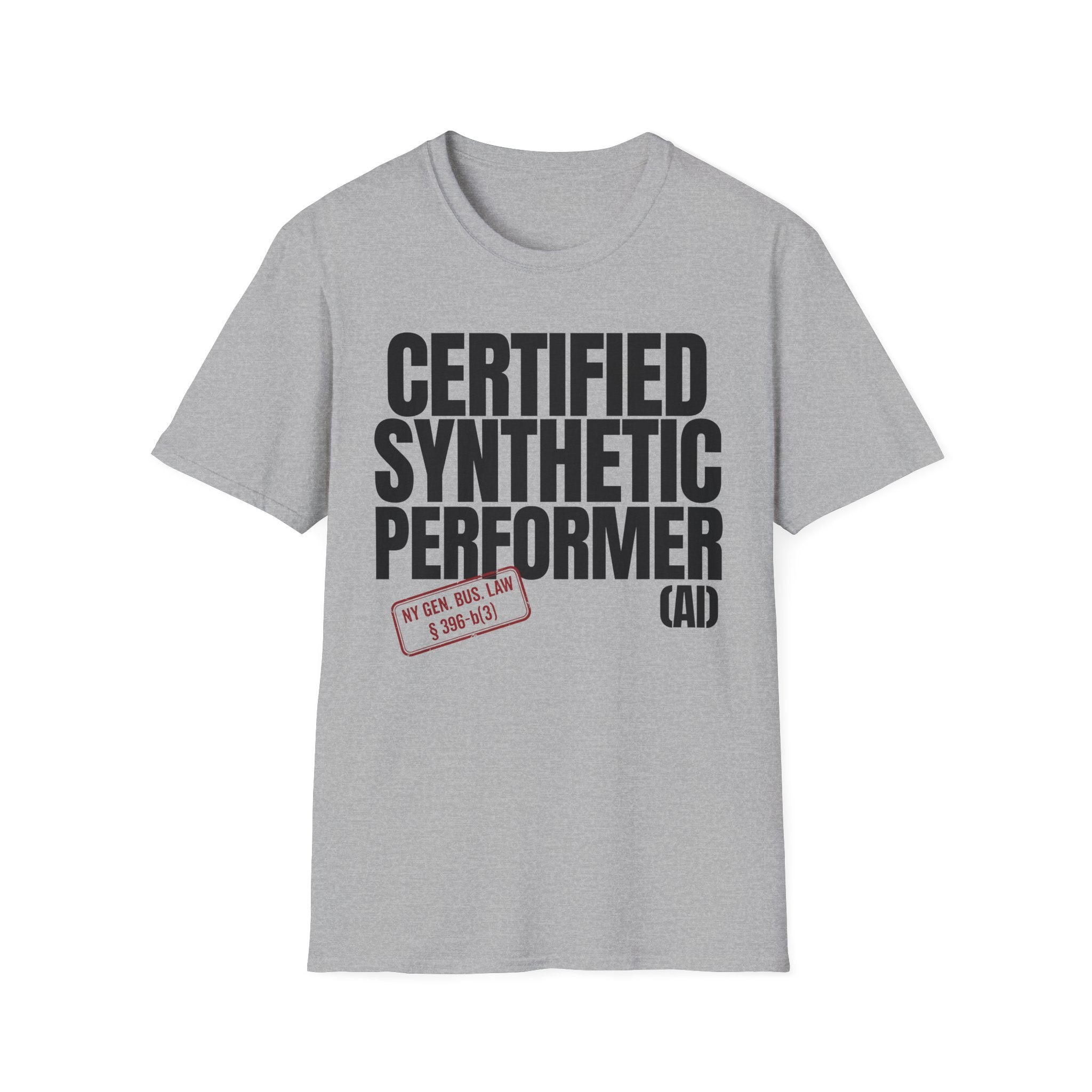 CERTIFIED SYNTHETIC PERFORMER (AI) (with stamp)