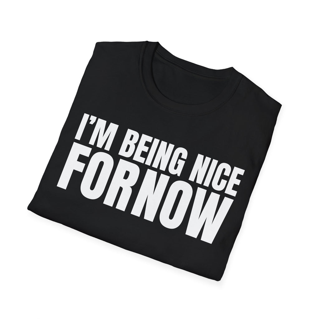 I'M BEING NICE FOR NOW 2 T-SHIRT