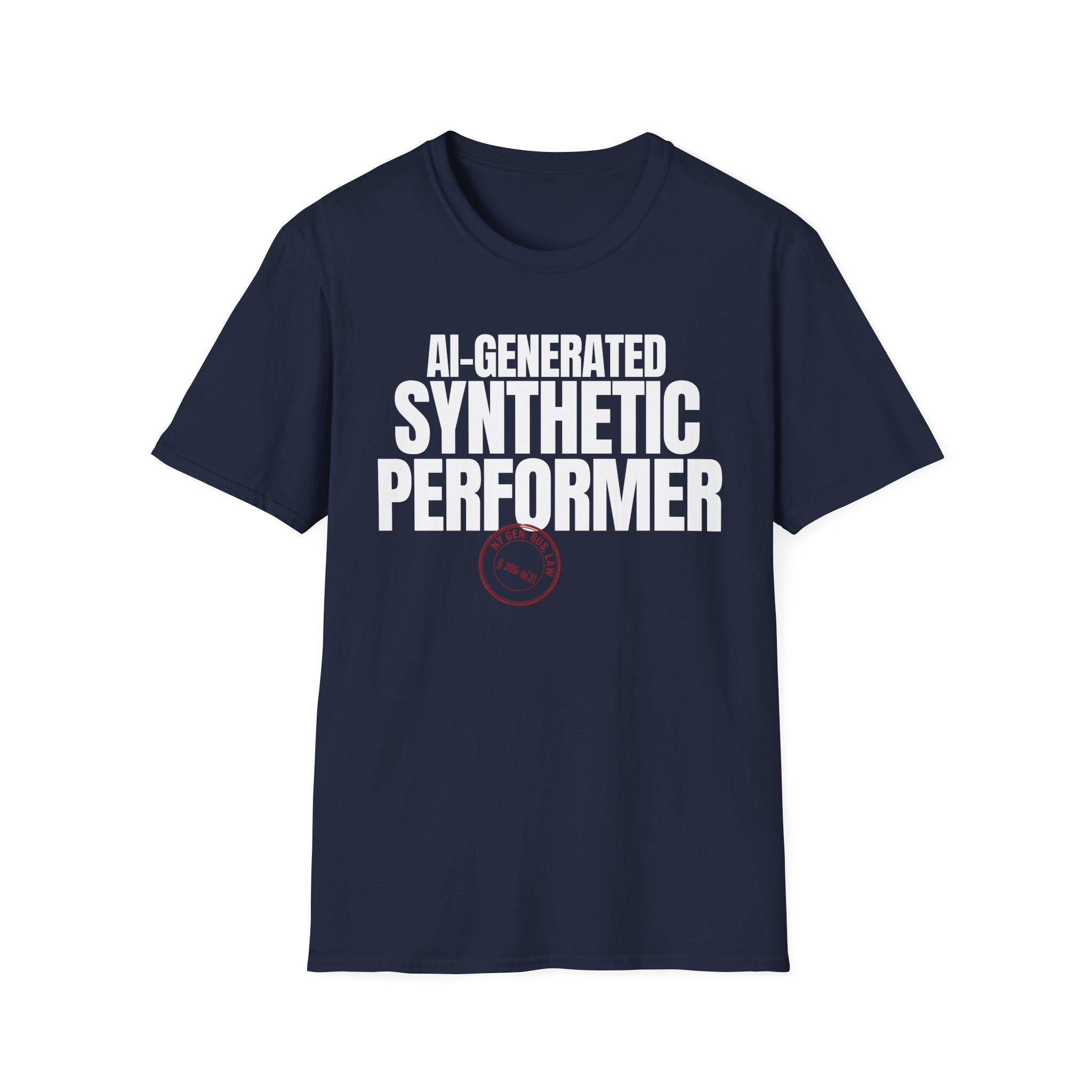 AI-GENERATED SYNTHETIC PERFORMER (with stamp)