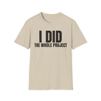 I DID THE WHOLE PROJECT