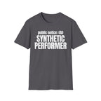 public notice:(AI) SYNTHETIC PERFORMER