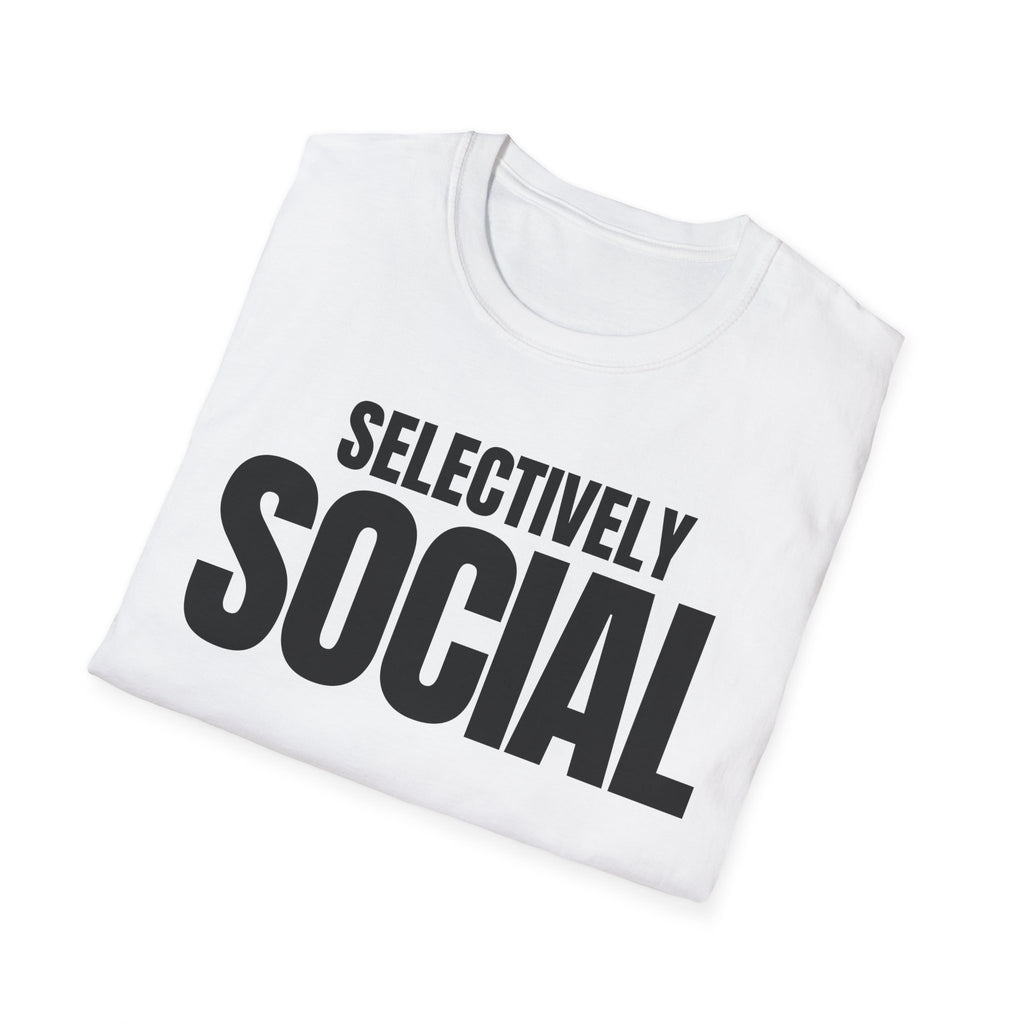 SELECTIVELY SOCIAL T-SHIRT