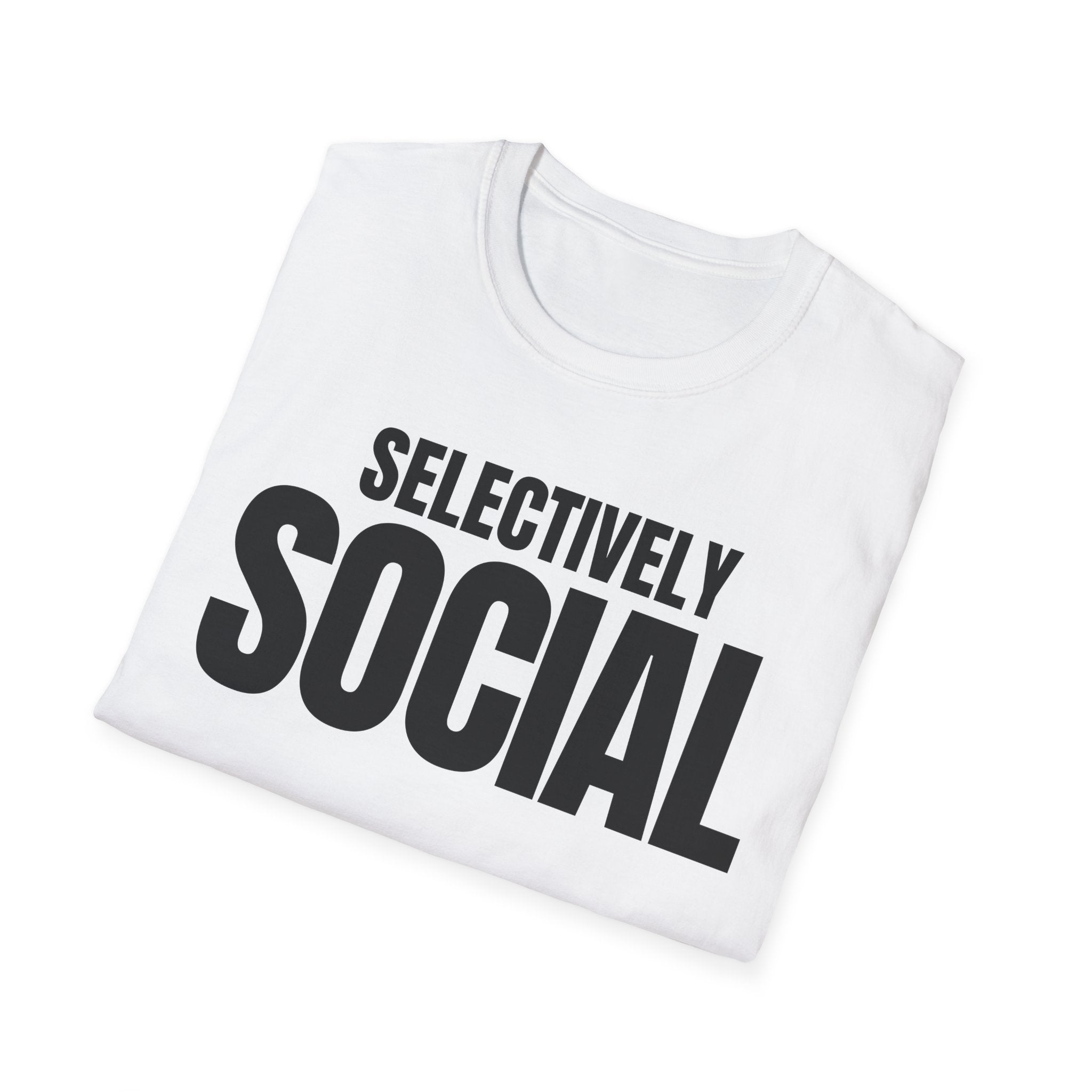 SELECTIVELY SOCIAL T-SHIRT