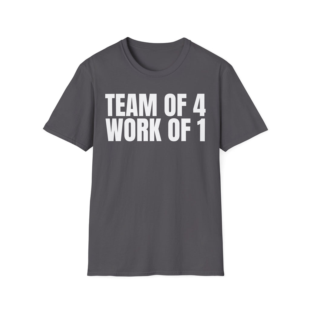 TEAM OF 4 WORK OF 1