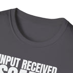 INPUT RECIVED DISCARDED T-SHIRT