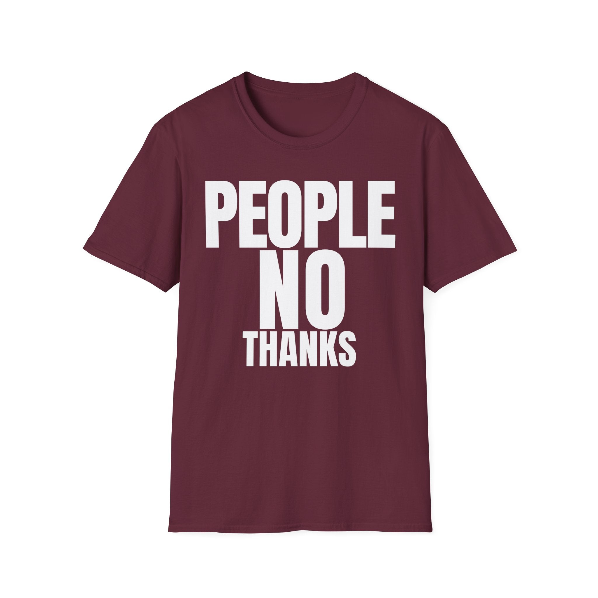 PEOPLE NO THANKS T-SHIRT