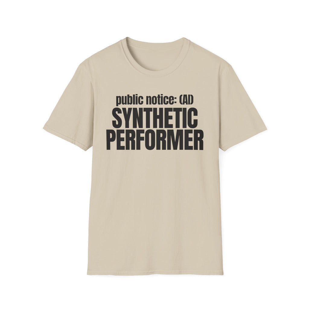 public notice:(AI) SYNTHETIC PERFORMER
