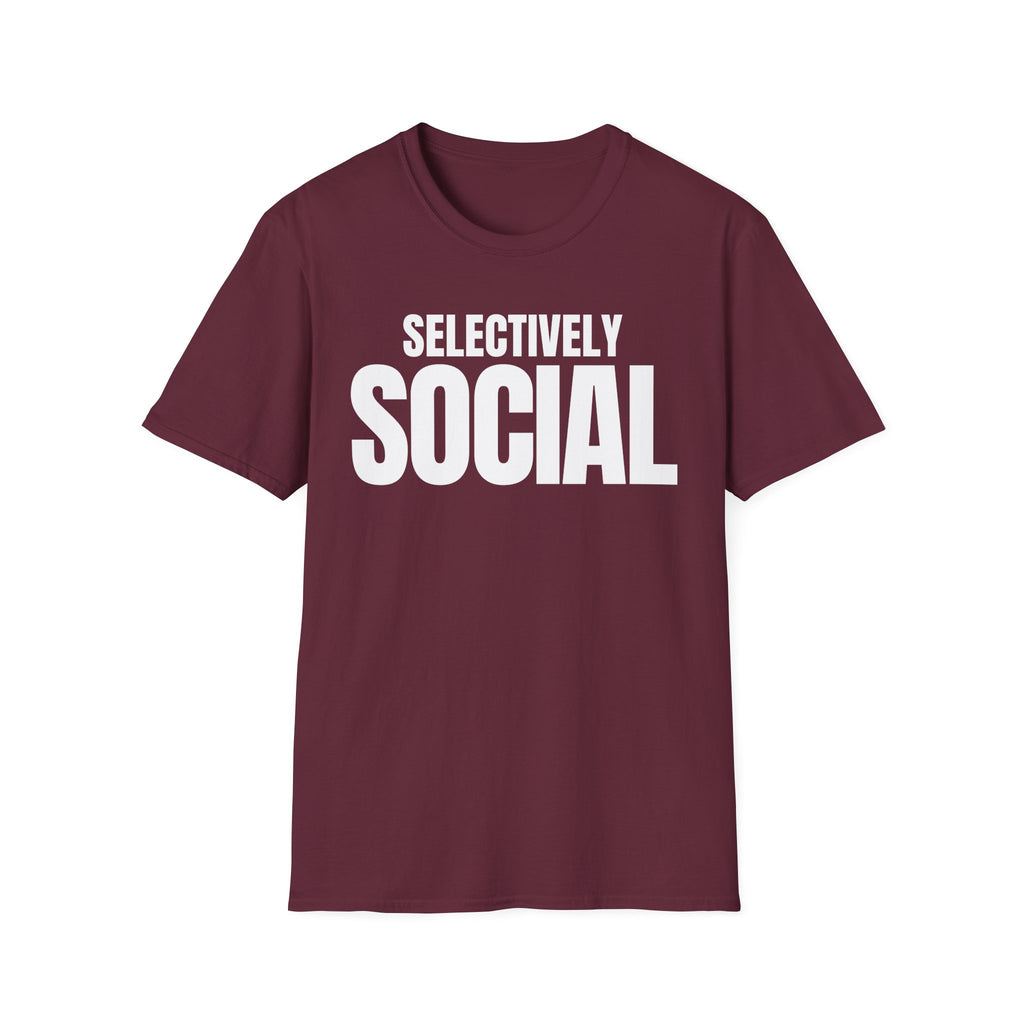 SELECTIVELY SOCIAL T-SHIRT