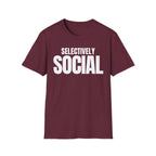 SELECTIVELY SOCIAL T-SHIRT