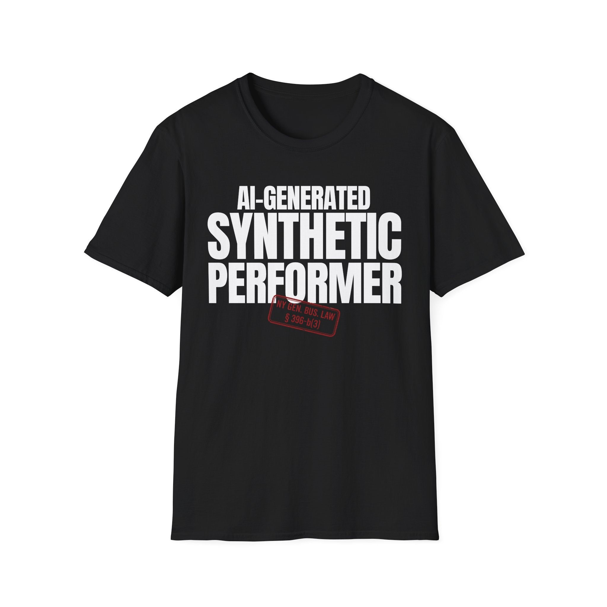AI-GENERATED SYNTHETIC PERFORMER (with stamp)