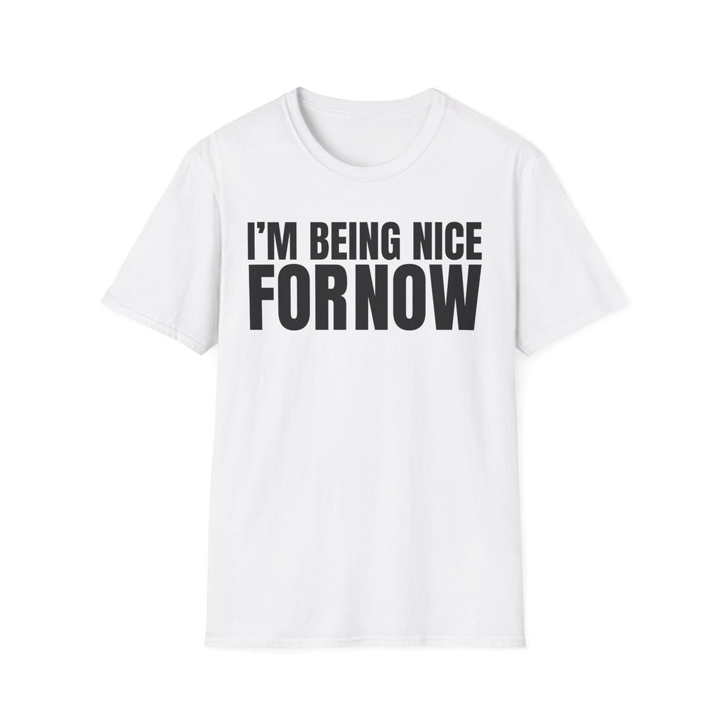 I'M BEING NICE FOR NOW 2 T-SHIRT