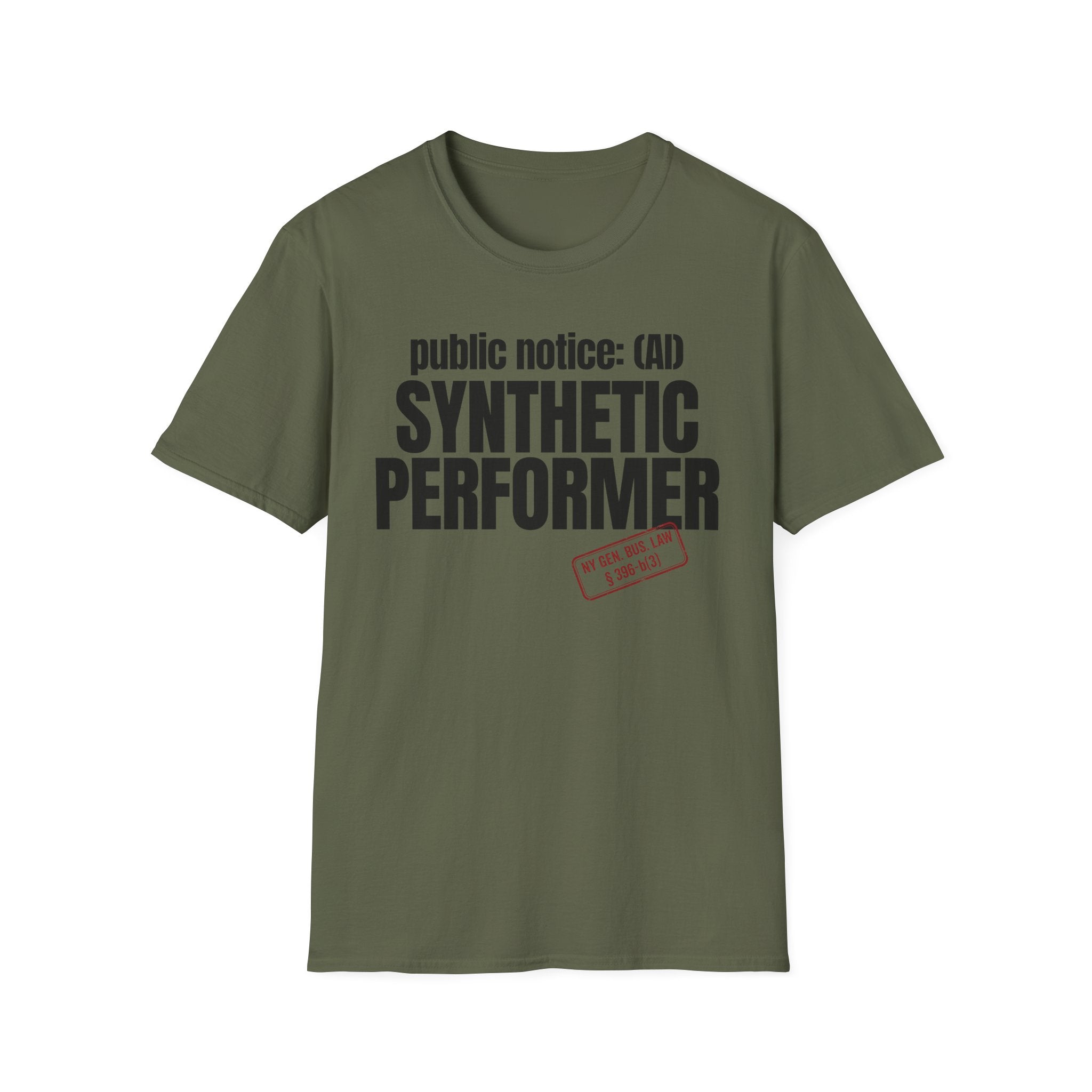 public notice:(AI) SYNTHETIC PERFORMER (with stamp)