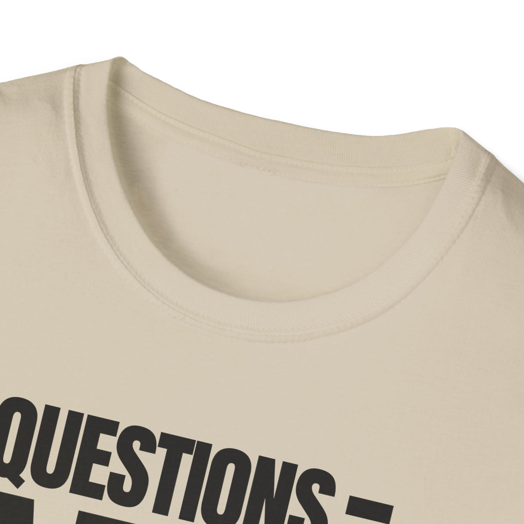 QUESTIONS = NO T-SHIRT