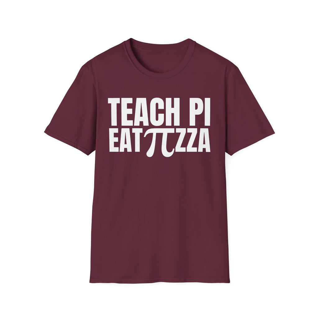TEACH PI EAT ∏ZZA T-SHIRT