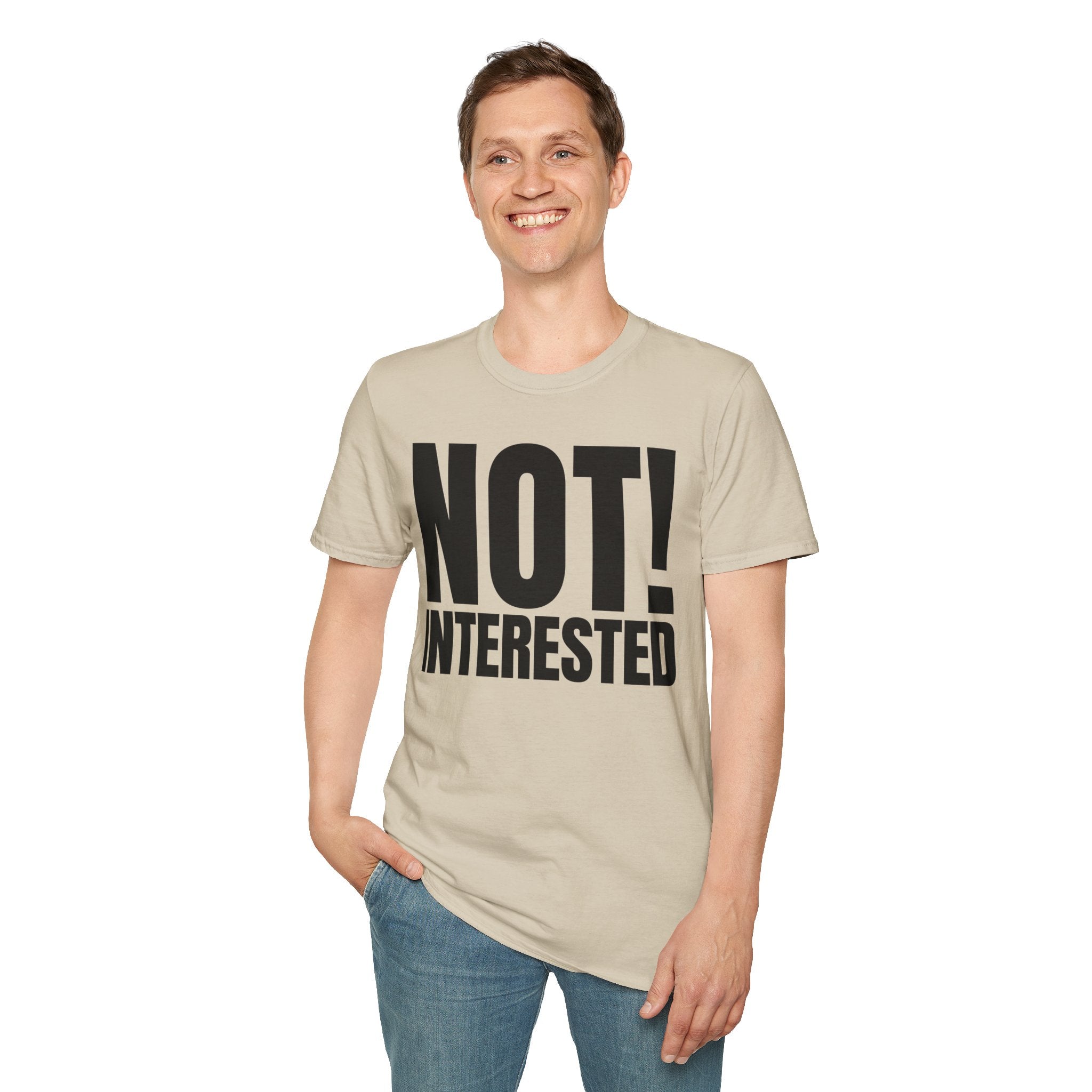 NOT INTERESTED T-SHIRT